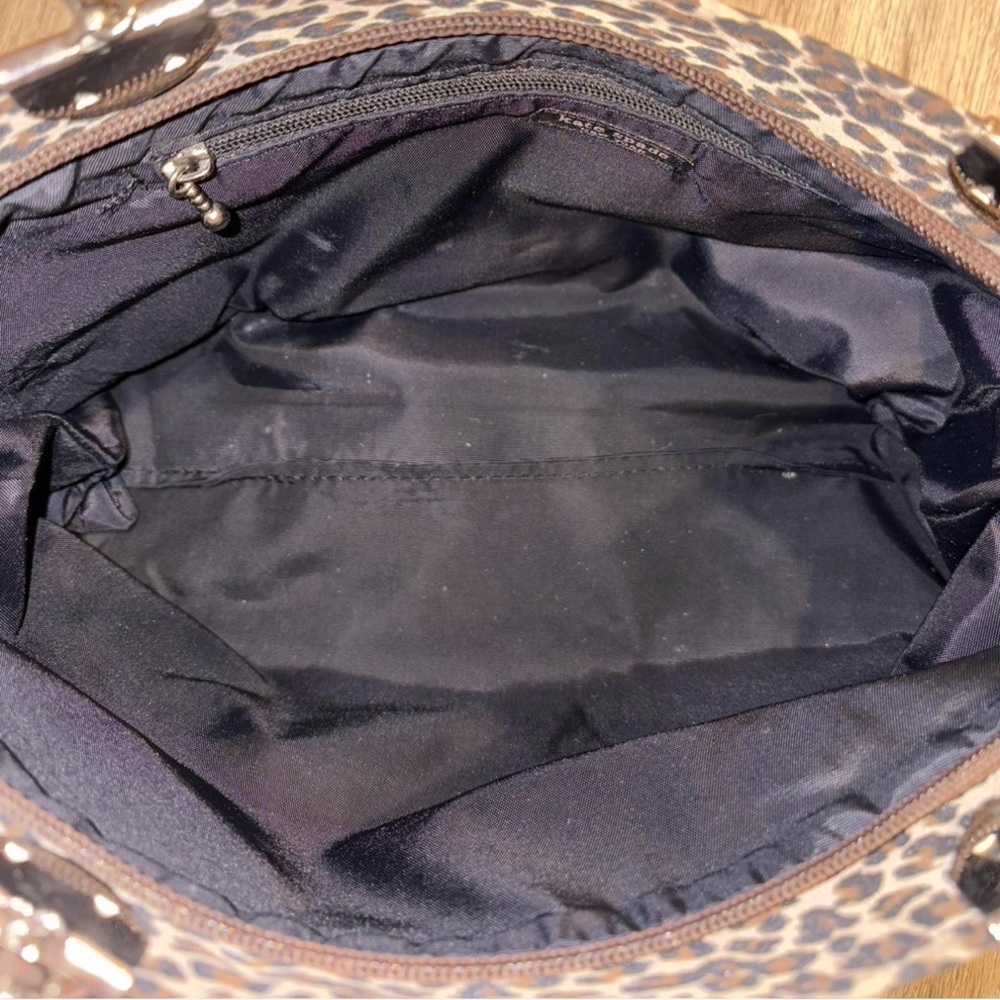 Vintage Kate Spade Animal Print Tote in Black and Brown - Picture 4 of 4